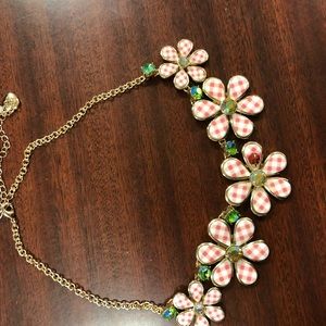 Betsey Johnson flower necklace